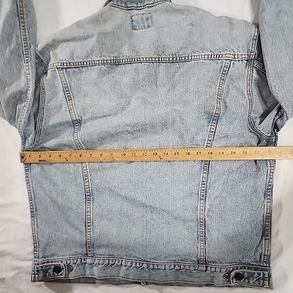 Vintage BIG JOHN Denim Jeans Trucker Jacket Blue‎ Japan SIZE 3L - Picture 12 of 13